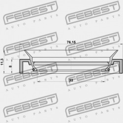 HONDA INTEGRA 4D DB6 JP HAJTÓMŰTÖMÍTÉS HONDA INTEGRA 4D DB6 JP 91206-689-005