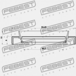 HAJTÓMŰTÖMÍTÉS TOYOTA CAMRY GRACIA MCV2,SXV2 1996.12-2001.09 JP 90311-42046
