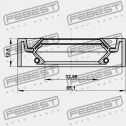 HAJTÓMŰTÖMÍTÉS MITSUBISHI CHALLENGER K90 1996.05-2001.08 JPN MB393883