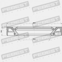 CHRYSLER JS AVENGER/200/FLAVIA MEGHAJTÓ TÖMÍTÉS 2007-2014 05134787AB