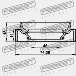 MEGHAJTÓ TÖMÍTÉS TOYOTA LAND CRUISER FJ,FZJ,HDJ,HJ,HZJ,KZJ,LJ,PZJ,RJ7 1990.01 90311-48022