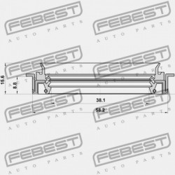 CHRYSLER SEBRING II HAJTÓMŰTÖMÍTÉS 2006-2010 04412522AC