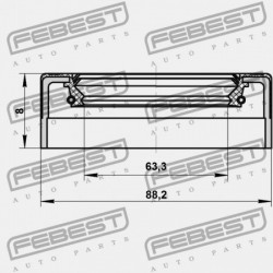HAJTÓMŰTÖMÍTÉS AUDI Q3 2012- MEX 0A6409529
