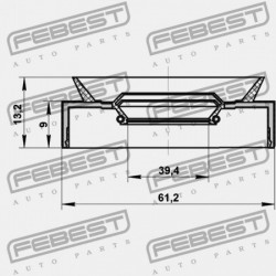 HAJTÓMŰTÖMÍTÉS MITSUBISHI LANCER,LANCER CEDIA CS,CT 2000.03-2009.08 JPN MD755904
