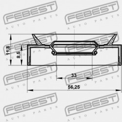 HONDA CR-V RD1 1996-2001 GN HAJTÓMŰTÖMÍTÉS HONDA CR-V RD1 1996-2001 GN 91203-PWT-003