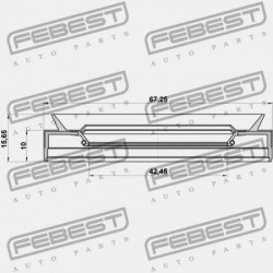 MEGHAJTÓ TÖMÍTÉS BMW X5 E53 1999-2006 ECE 33107505601
