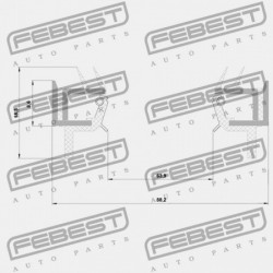 ELSŐ KERÉKAGY TÖMÍTÉS NISSAN PATROL(GR) Y61 1997.10-2010.03 EL 40227-C8200
