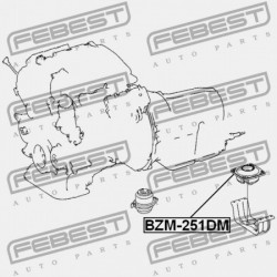 SEBESSÉGVÁLTÓ PÁRNA MERCEDES BENZ GL-OSZTÁLY 164 2006-2012 A1662400518