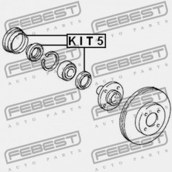 KERÉKAGY TÖMÍTÉS (JAVÍTÓ KÉSZLET) TOYOTA COROLLA SED/CP/WG AE10,CE100,EE10 1991.08-2001.11 GR 04422-12040