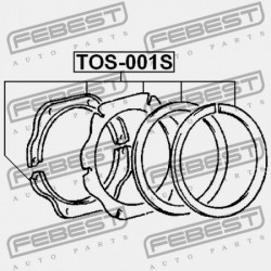 CSUKLÓTÖMÍTÉS JAVÍTÓ KÉSZLET TOYOTA LAND CRUISER FJ,FZJ,HDJ,HJ,HZJ,KZJ,LJ,PZJ,RJ7 1990.01 43204-60032