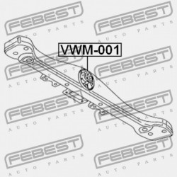 SEBESSÉGVÁLTÓ PÁRNA AUDI Q7 2007-2015 CA 7L0399249B