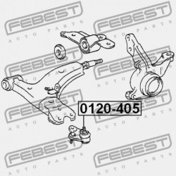 CSAVAR, ELSŐ ALSÓ VEZÉRLŐKAR TOYOTA COROLLA SED/CP/WG AE10,CE100,EE10 1991.08-2001.11 GR 43330-29425