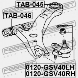 ELSŐ LENGŐKAR CSAVAR JOBB ALSÓ TOYOTA CAMRY (NAP) ACV40,ASV40,GSV40 2006.02-2011.09 US 43330-09330