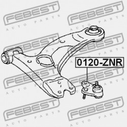 CSAP, ELSŐ ALSÓ LENGŐKAR TOYOTA AVENSIS AZT25 2003.07-2008.11 JP 43330-09210