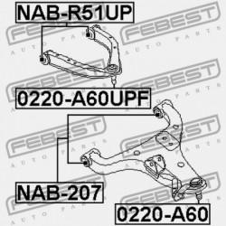 CSAP, ELSŐ FELSŐ LENGŐKAR NISSAN ARMADA TA60 2003.08- US 54524-7S000