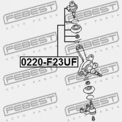 CSAP, ELSŐ FELSŐ LENGŐKAR NISSAN ATLAS/ATLAS/CONDOR F23 1992.01-2007.06 JP 40110-01G27