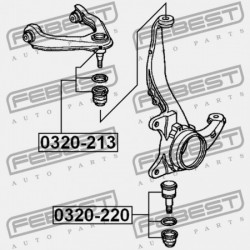 CSAP, ELSŐ ALSÓ VEZÉRLŐKAR HONDA CR-V RD1 1996-2001 GN 51220-S04-003