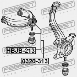 CSAP, ELSŐ FELSŐ VEZÉRLŐKAR HONDA ODYSSEY F.D/T.H RA1 1995-1998 JP 51450-SV4-000