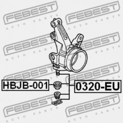 HONDA CIVIC ES1 ELSŐ CSUKLÓCSAP 2001-2005 EU 51215-S5A-J10