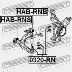 CSAP, ELSŐ ALSÓ VEZÉRLŐKAR HONDA STREAM RN6 2007-2013 JP 51350-SMA-030