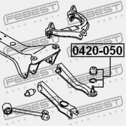 CSAP, HÁTSÓ VEZÉRLŐKAR MITSUBISHI LEGNUM EA,EC 1996.06-2002.08 JPN MB912515