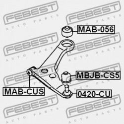 CSAP, ELSŐ ALSÓ LENGŐKAR MITSUBISHI LANCER,LANCER CEDIA CS,CT 2000.03-2009.08 JPN MR961391