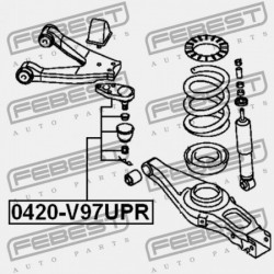 CSAP, HÁTSÓ FELSŐ LENGŐKAR MITSUBISHI PAJERO/MONTEROLONG V90 2006.08- G.EXP MR508130