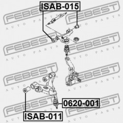 CSAP, ELSŐ ALSÓ VEZÉRLŐKAR ISUZU ELF NLR/NMR 55.85 LHD 2008- 8-971-424-521