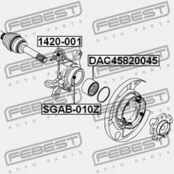 HÁTSÓ BÜTYÖKCSAP SSANG YONG REXTON 2001-2013 4592109001