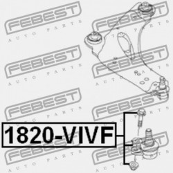 CSAP, ELSŐ ALSÓ VEZÉRLŐKAR, OPEL VIVARO 2001-2014 4419075
