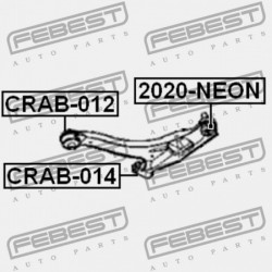 CSAVAR, ELSŐ ALSÓ VEZÉRLŐKAR CHRYSLER VOYAGER IV 2001-2007 05272237AF