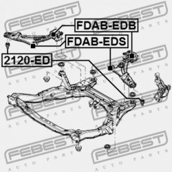 CSAP, ELSŐ ALSÓ VEZÉRLŐKAR FORD EDGE (USA) 2007-2014 CAN 8T4Z-3078-A
