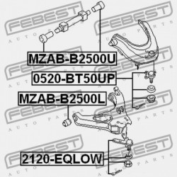 CSAVAR, ELSŐ ALSÓ VEZÉRLŐKAR FORD RANGER EQ 2002-2007 EU 3665787