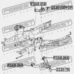 CSAP, ELSŐ FELSŐ VEZÉRLŐKAR FORD EXPLORER 2002-2011 LEHET 6L2Z-3084-AA