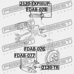CSAP, ELSŐ FELSŐ VEZÉRLŐKAR FORD EXPLORER 2002-2011 LEHET 1L2Z-3084-AA