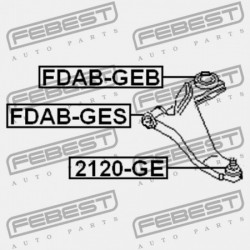 CSAP, ELSŐ ALSÓ VEZÉRLŐKAR FORD MONDEO GE 2000-2007 EU 1522081