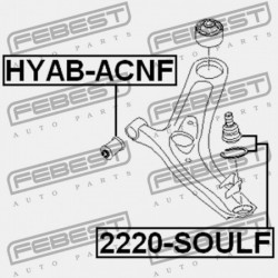CSAP, ELSŐ ALSÓ VEZÉRLŐKAR HYUNDAI GRAND I10 14 (INDIA PLANT-GEN) (2013-) GEN 54530-2K000