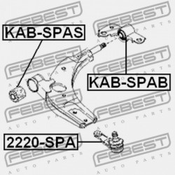 CSAP, ELSŐ ALSÓ VEZÉRLŐKAR KIA SPECTRA 2004-2009 0K2A134550A