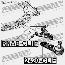 CSAVAR, ELSŐ ALSÓ VEZÉRLŐKAR RENAULT CLIO II 1998-2005 7701468411