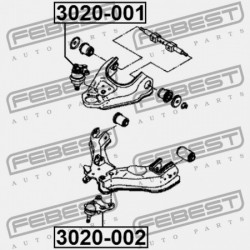 CSAP, ELSŐ FELSŐ VEZÉRLŐKAR GREAT WALL HOVER/SAFE F1 2005-2015 2904130-K00