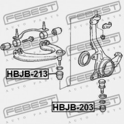 HONDA CR-V RD1 CSAVARFEDÉL 1996-2001 GN 51225-SR3-003