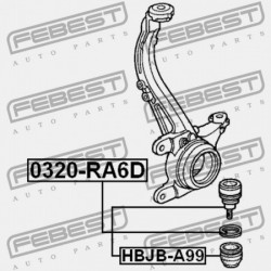 HONDA ACCORD 4D CF3 JP CSAVAR FEDELE 51225-S84-A01
