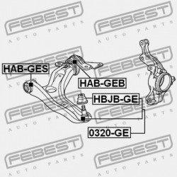 HONDA JAZZ GE6 2009-2014 GN CSAVAR FEDELE 51225-TG5-C01