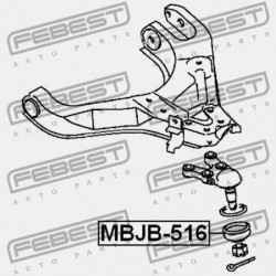 CSAVARFEDÉL MITSUBISHI CHALLENGER K90 1996.05-2001.08 JPN MT362563