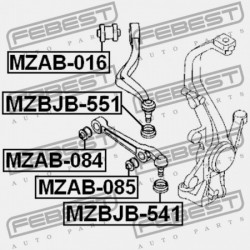 CSAVARFEDÉL MAZDA 6 WAGON GY 2002-2005 EU GJ6A-34-541A
