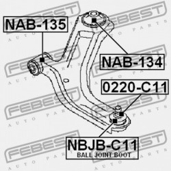 NISSAN TIIDA JPN MÁRKA C11 CSAVARFEDÉL 2005.08-2012.06 GL 54501-EL000