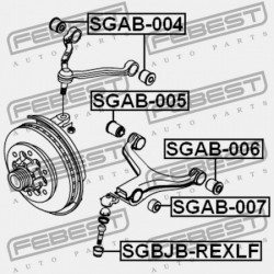 ELSŐ CSAVARFEDÉL SSANG YONG REXTON 2001-2013 4453508004