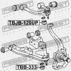 CSAVARFEDÉL TOYOTA LAND CRUISER 100 HDJ100,UZJ100 1998.01-2007.08 EU 43345-69045