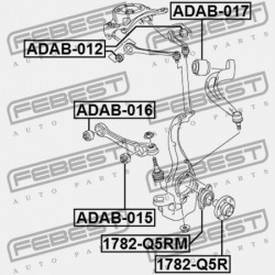 ELSŐ NYAKRÚDPERSELY AUDI A5/S5 COU.SPORT. 2008- CA 8K0407183A