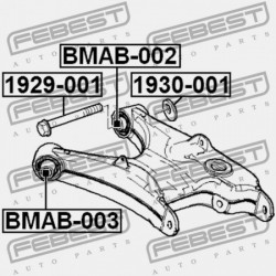 VEZÉRLŐKAR PERSELY HÁTSÓ ALSÓ BMW X5 E53 1999-2006 ECE 33326770743